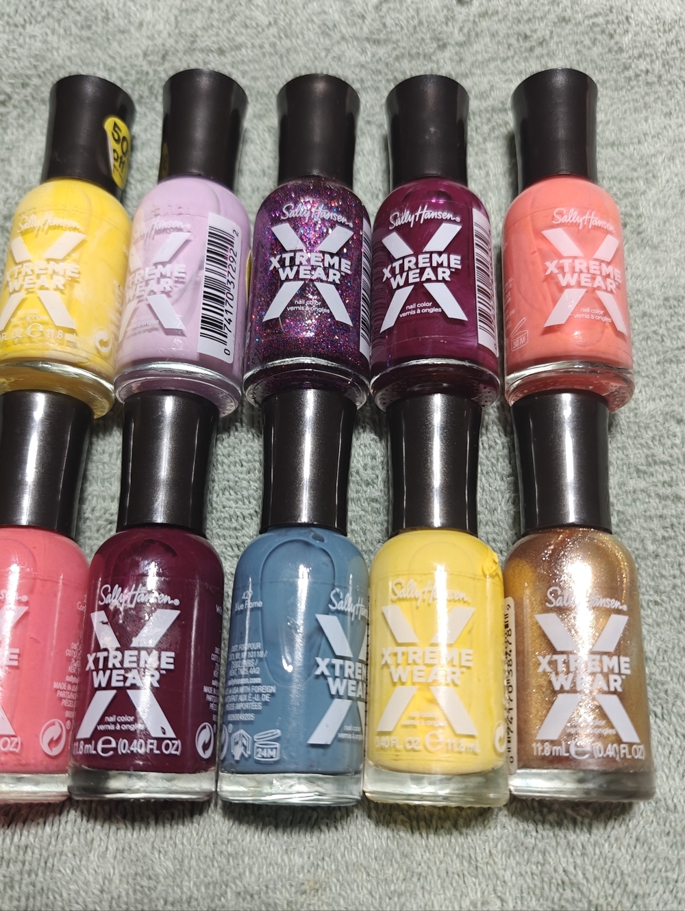 Sally Hansen Xtreme Wear Nail Polish Collection - Set of 10
